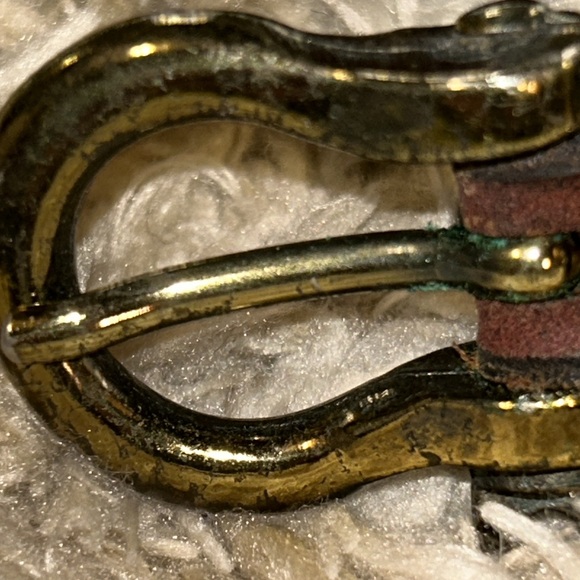 Vintage Aigner leather belt see all photos and read description - Picture 3 of 15